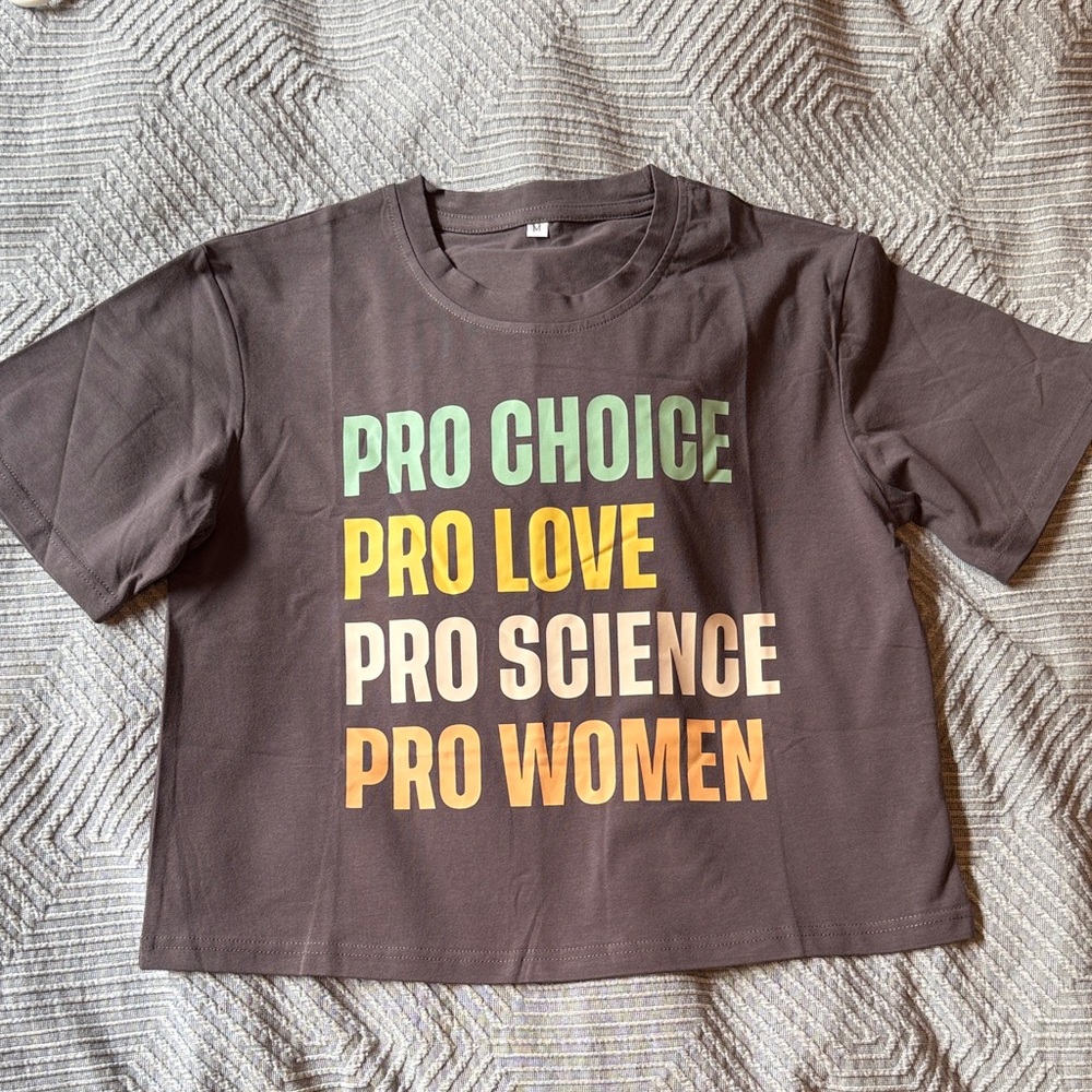 Graphic Tee with Empowering Slogan